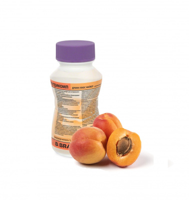Нутрикомп Дринк Плюс Файбер с персиково-абрикосовым вкусом 200 мл. в пластиковой бутылке купить оптом в Новокузнецке